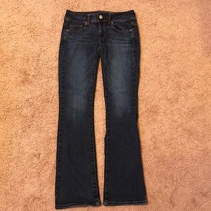 Boot Cut/Flare Leg, Dark Wash,American Eagle Jeans